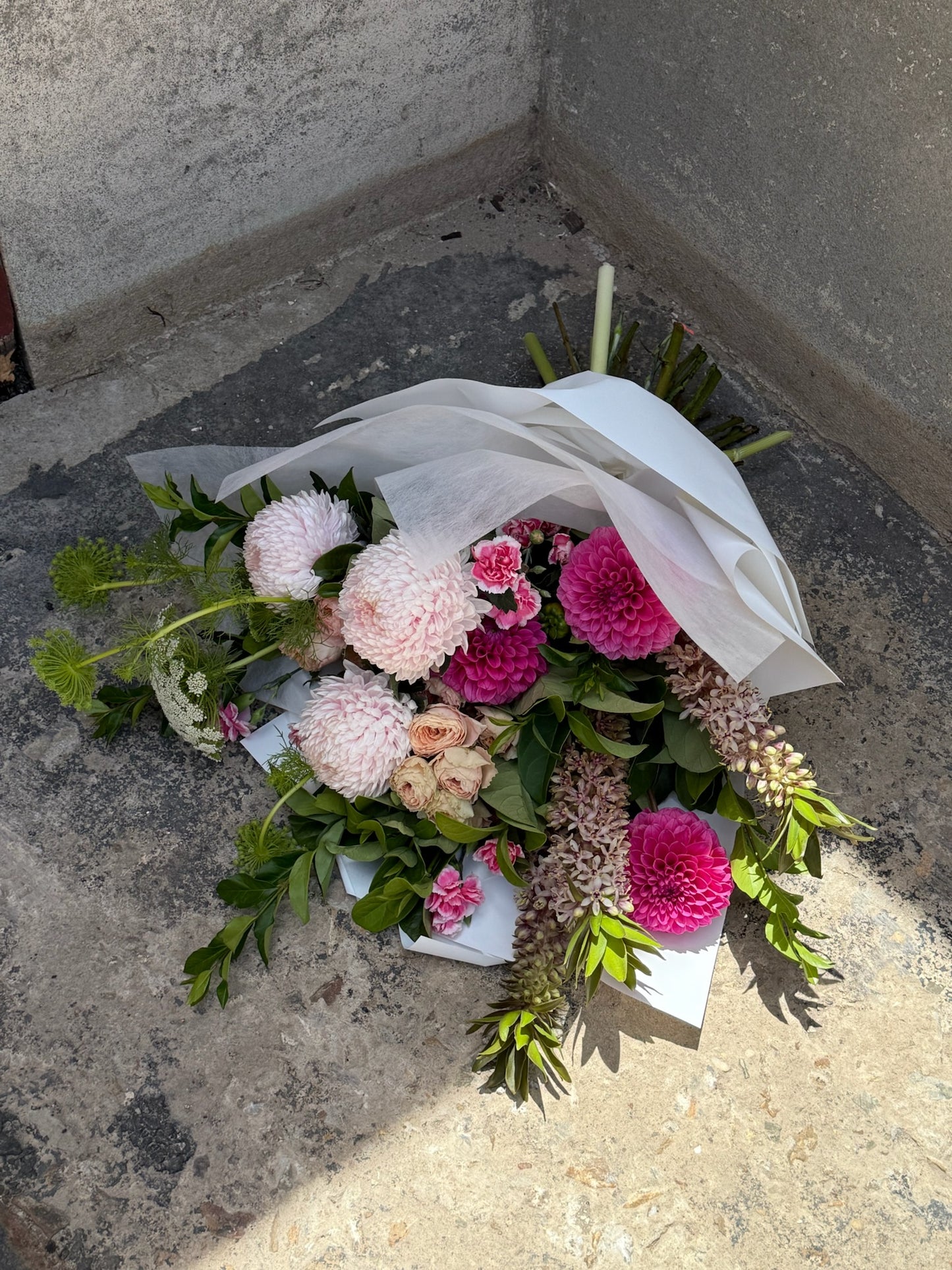 Pretty in Pink Flower Bunch