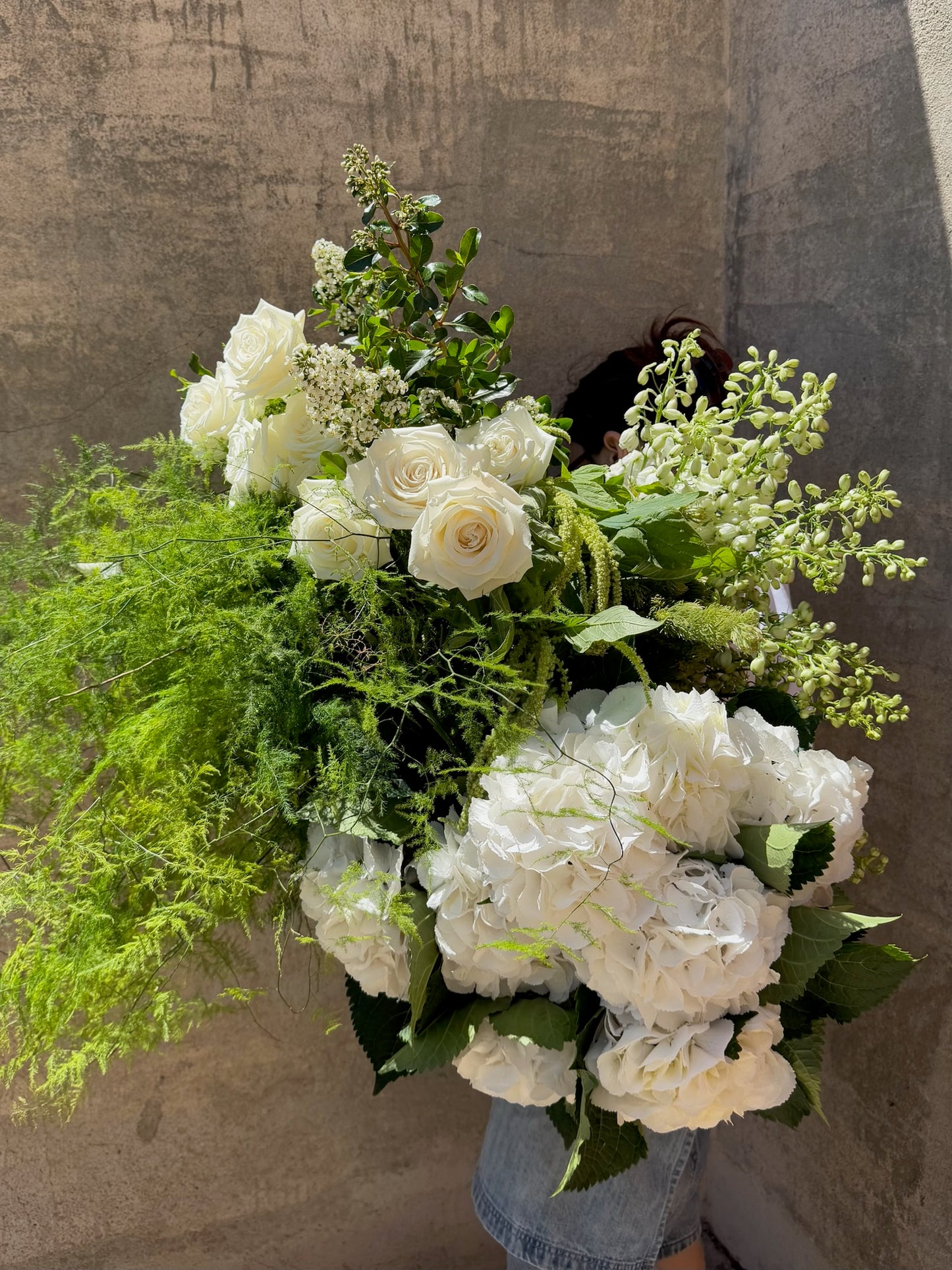 Statement Textural Whites & Greens Florist Choice